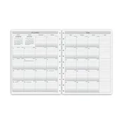 2027-2028 Circa 2-Year Monthly Agenda Discbound Refill