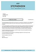 The Abby Cover Letter
