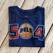 504 Pels Crop Top-vintage navy