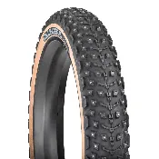 45NRTH Dillinger 5 Tire - 26x4.6 Tubeless Folding Tan 60 TPI 258 Concave Carbide Aluminum Studs