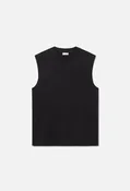 Air Spun Campus Cut-Off Tee / Black