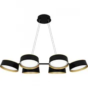 Byrnes Matte Black Linear Chandelier
