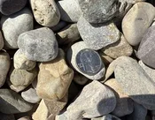 1 ½” Round Multi Color Stone