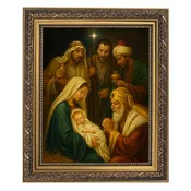 Adoration of The Magi Framed Print