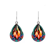 Firefly Contessa Wide Drop Earring in Multicolor