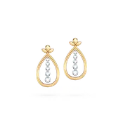 Angel Art Journey Diamond Earrings - Medium