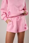 coastal embroidered shorts