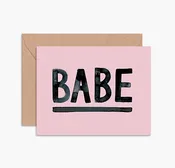 “Babe” card