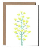 Agave Flower greeting card