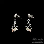 Silver "Hermes" Runner w/ Black Hills Gold Post Earrings