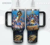 2024 25 NBA Champions OKC Special Edition 40oz Tumbler