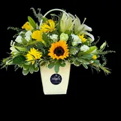 Chaney´s Flower Purse Pastel Yellow 1005