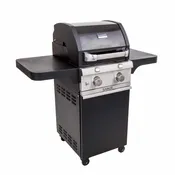 Deluxe Black 2-Burner Gas Grill