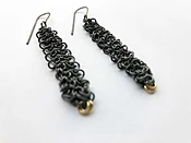 Alison Evans - 18K Gold Accent Earrings — Morlen Sinoway Atelier