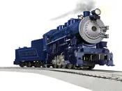 0-8-0 - 3-Rail w/LionChief Plus 2.0 Sound, Control & Smoke -- Baltimore & Ohio #1701 (blue, graphite)