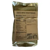 HDR Humanitarian Daily Ration Entree RICE WITH VEGETABLES (2022)