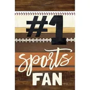 #1 Sports Fan By Marla Rae Art Print - 12 X 18