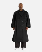 Airreverent Trench Coat in Black