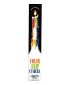 Multi-Color Drip Taper Candle