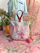 Rosewood Tall Caddy Tote Bag by Atenti B16RW