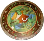 Flowers & Vine Landscape Lazy Susan