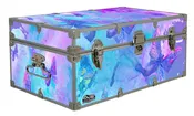 Designer Trunk - Watercolor Butterflies - 32x18x13.5"