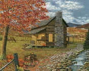 A Smoky Mountain Harvest Puzzle (1000 Pieces) Heritage Puzzles – Made in USA