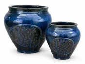 Aqua Blue Big Fish Planter