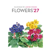 2027 Janine Moore's Flowers Poster Calendar