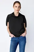 Angelica Cape Top Black
