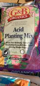 G&B Acid Planting Mix — Sunset Blvd Nursery