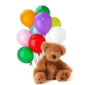 Bear & Balloons w/chocolate