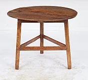 Generously Sized Cricket Table circa 1820