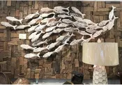 Ocean Pearl — Handcrafted Coastal Fish Wall Art, 72″ x 36″