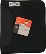 LB-004BK 6 Pack Road Pro 3-Ring Binder for Loose-Leaf Log Sheets, Black