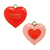 Sweet Heart Charm Shaped Plate Set