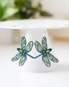 70s Dragonfly Hoops