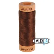 Aurifil Thread - 80wt  - 2360 Chocolate - 274 meters