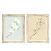 10x13 Reversible Wood Frame Sign - Branch Design