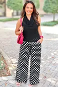 A Fine Line Cowl Neck Backless Scarf Top