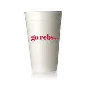 Go Rebs Heart Cups – Ole Miss Tailgate Cups for Hosting & Game Day