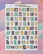 90s Letters Stickers