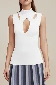 Acler Barry Top in Ivory