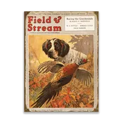 Field & Stream Cover November 1927 – Wood & Metal Wall Art