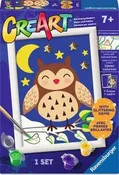 CreArt by Ravensburger ~  Paint-by-Number Cute Owl