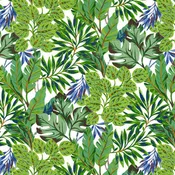 Amazon Jungle Decal Fused Glass or Ceramic Waterslide