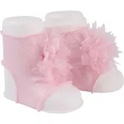Baby Deer Audrey pink shimmer toe socks