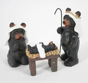 Bear Nativity 3 Pc Set