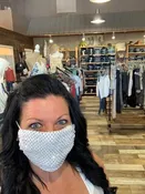 Bling face mask (lined)