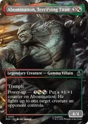 Abomination, Terrifying Titan (Borderless) (333) (MSH)